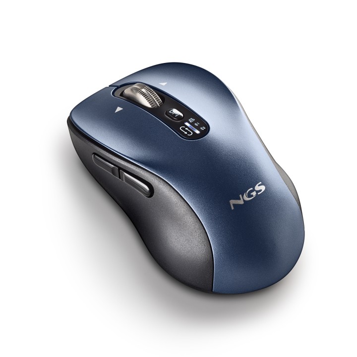 Ratón NGS RF/Bluetooth 5.1 Negro/Azul (INFINITY-RB)