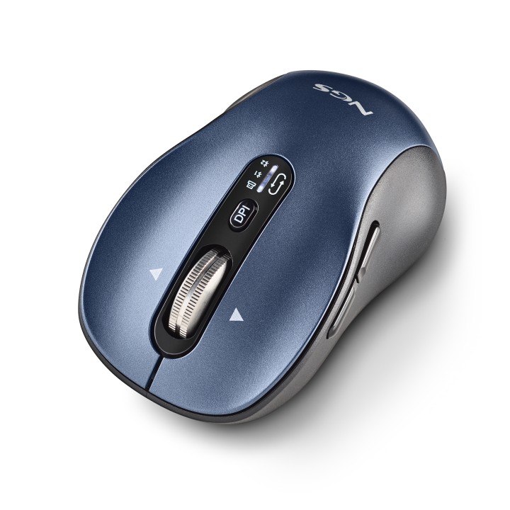 Ratón NGS RF/Bluetooth 5.1 Negro/Azul (INFINITY-RB)
