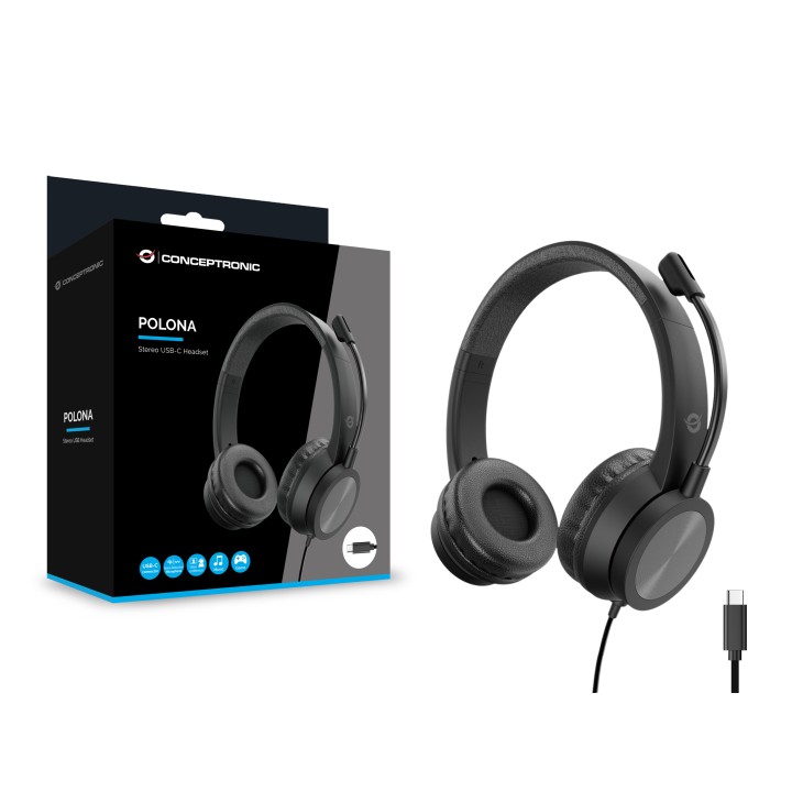 Auric+Micro CONCEPTRONIC USB-C Negros (POLONA05BC)