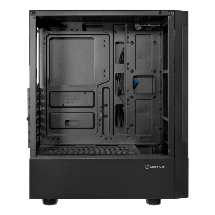 Caja UNYKA Aero C35 500W ATX ITX mATX Negra (UK52135)