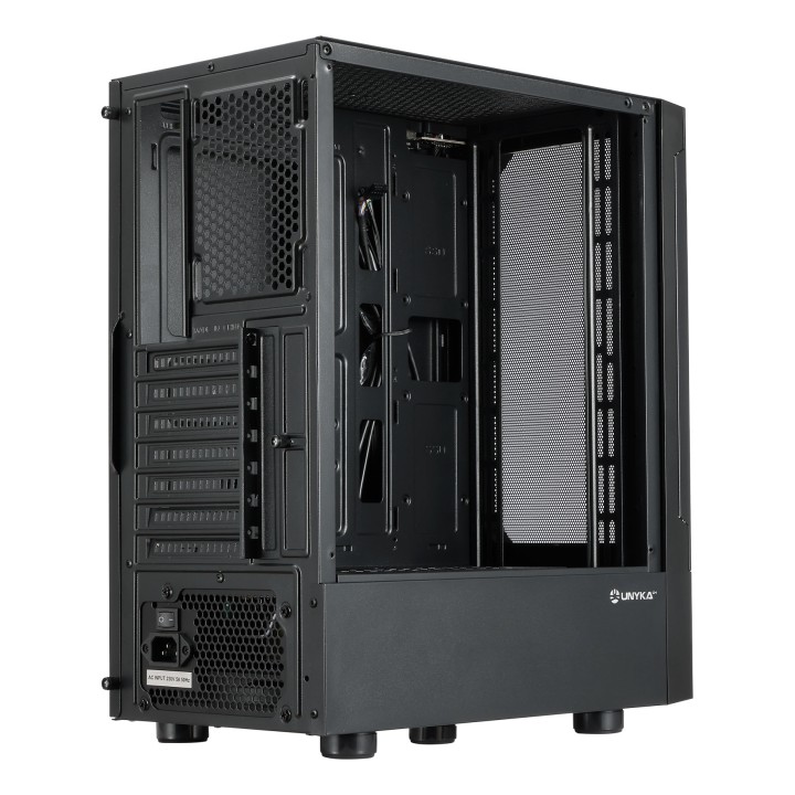 Caja UNYKA Aero C35 500W ATX ITX mATX Negra (UK52135)