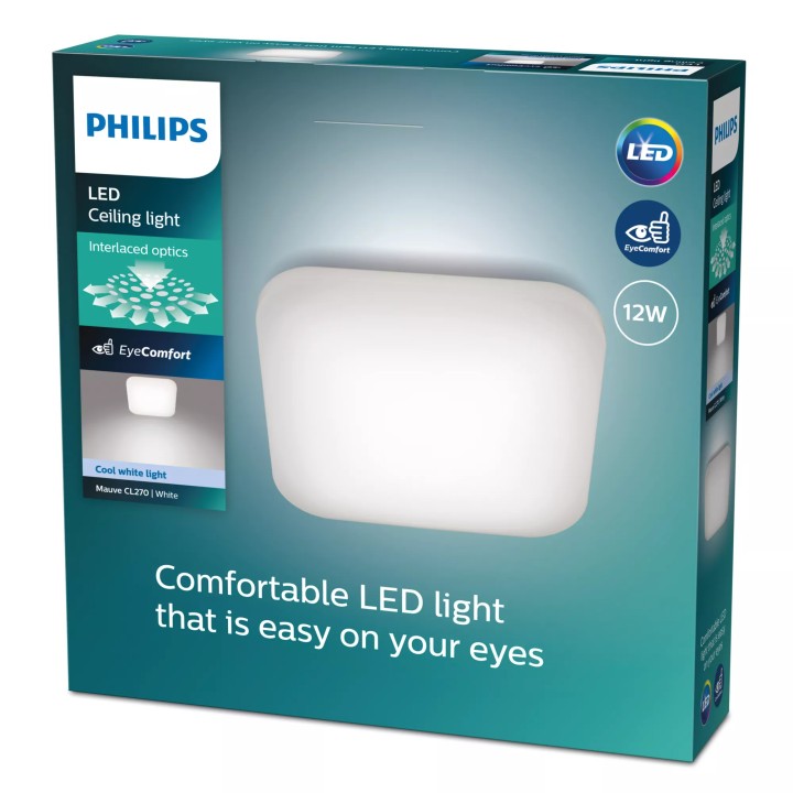 Plafón Philips Mauve CL270 LED 12W 1300L (929003313301)