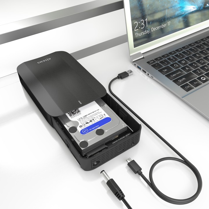 Caja Aisens HDD 3.5" SATA USB 3.0 Negra (ASE-3535B)