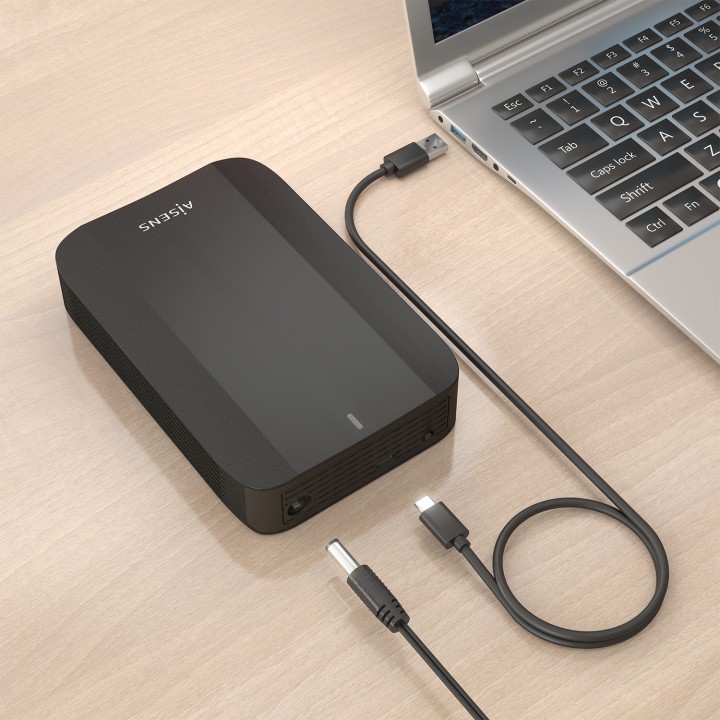 Caja Aisens HDD 3.5" SATA USB 3.0 Negra (ASE-3535B)