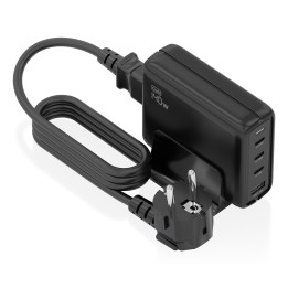 Cargador AISENS 140W 1xUSB-A 3USB-C (ASCH-140W4P056-BK)