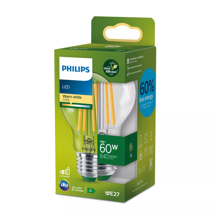 Bombilla Philips LED 60W A60 E27 840L (929003623501)