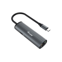 Adaptador EQUIP USB-C a RJ45/USB-C PD 100W (EQ133486)