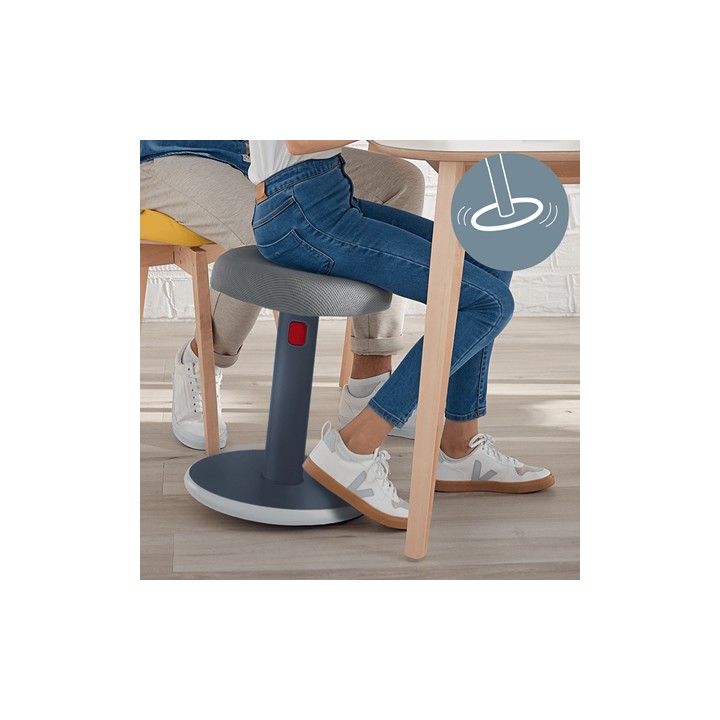 Taburete Leitz Ergo Cosy Active 2 Gris (6518-00-89)