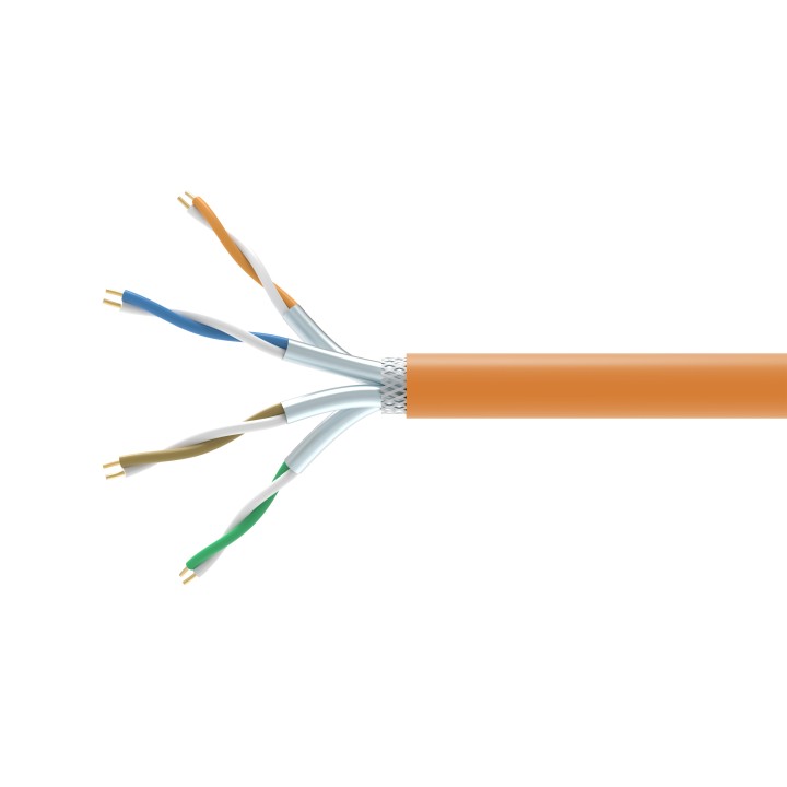 Bobina Equip Cat7 S/FTP 500m Naranja (EQ404552)