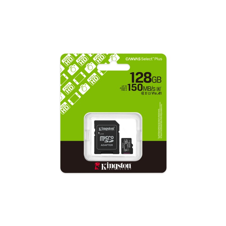 Kingston Micro SDXC 128Gb + Adaptador SD (SDCS3/128GB)