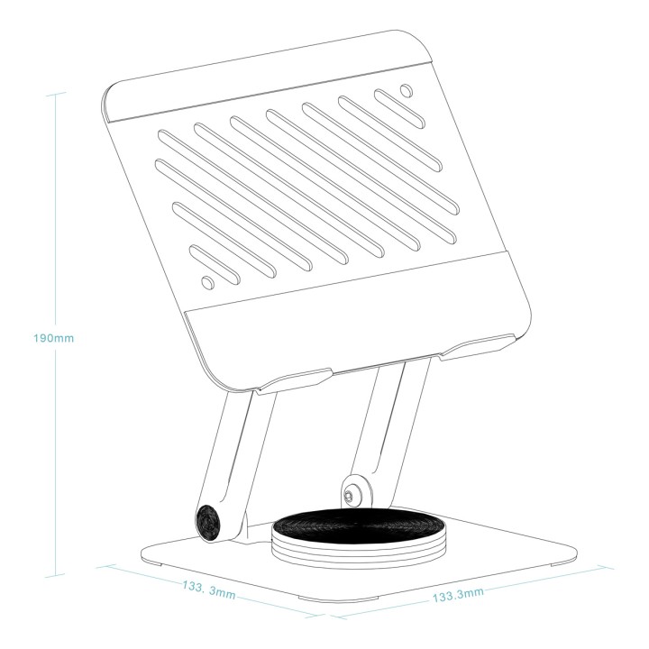 Soporte TooQ Plegable hasta 13" Plata (PH-NARVI-S)