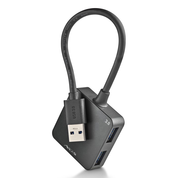 Hub NGS Tiny 4xUSB-A 3.0 Negro (IHUB3.0TINY)