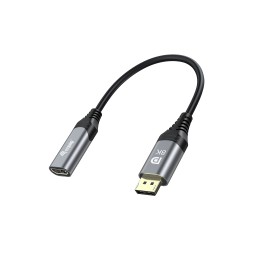 Cable EQUIP DP/M a HDMI/H 15cm Negro/Gris (EQ133446)