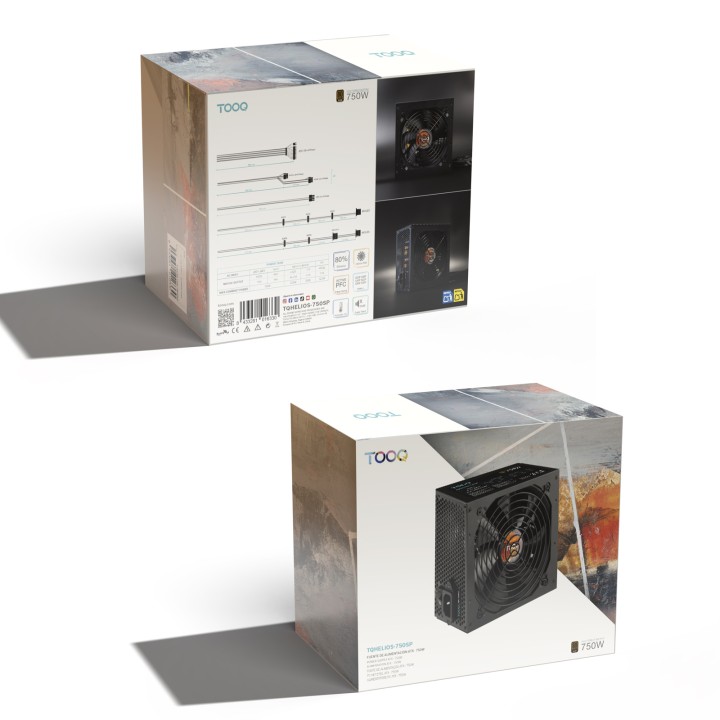 Fuente TooQ ATX 750W APFC 80+ Bronze (TQHELIOS-750SP)