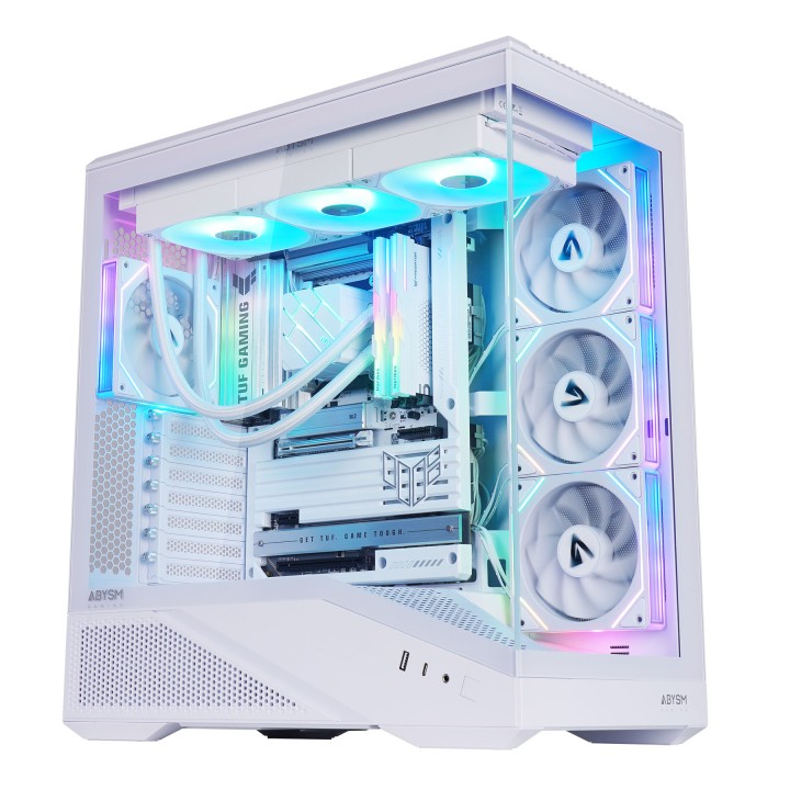 Caja Abysm Arian Frame A400 ARGB ATX Blanca (AB123533W)