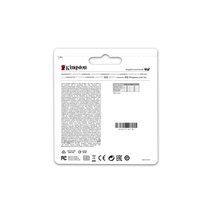 Pendrive Kingston Micro 128Gb USB-A 3.0 (DTMC3G2/128GB)