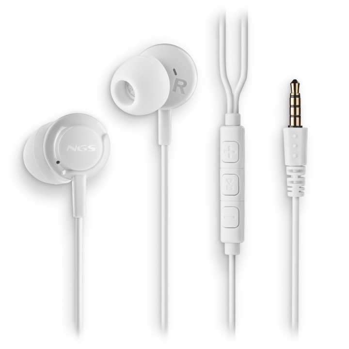 Auriculares NGS Intraural 3.5mm Blanco(CROSSDRIFTWHITE)