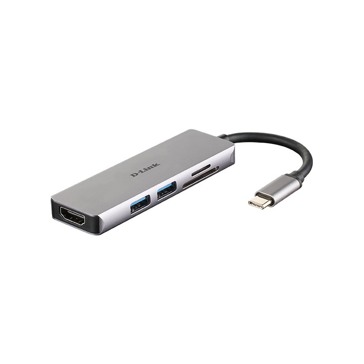 Docking D-Link Usb-C USB3/HDMI/Lector tarj. (DUB-M530)