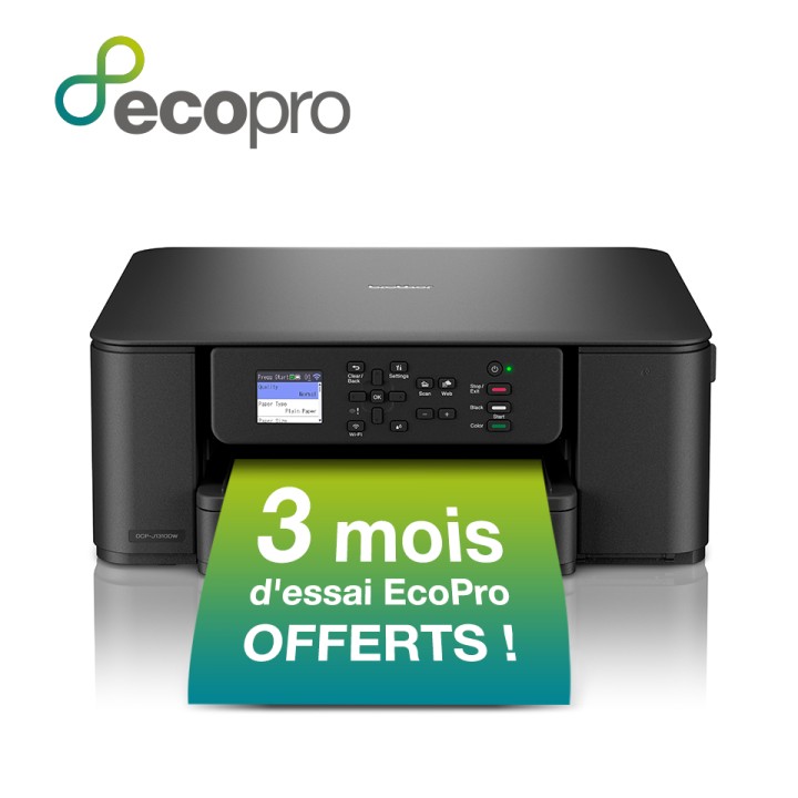 Multif BROTHER InkJet A4 Color WiFi Negra (DCP-J1310DW)