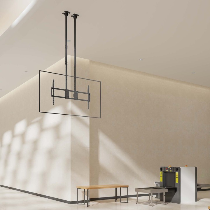Soporte Techo AISENS 60-120" 120Kg Negro (CT120TLE-395)