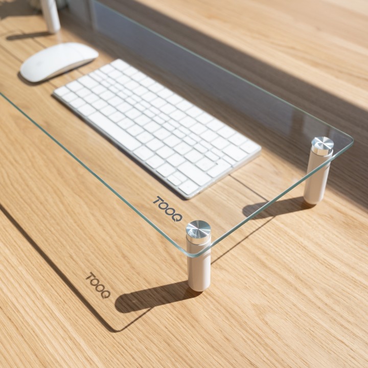 Soporte Elevador TooQ Monitor/Portátil Vidrio (TQMR061)