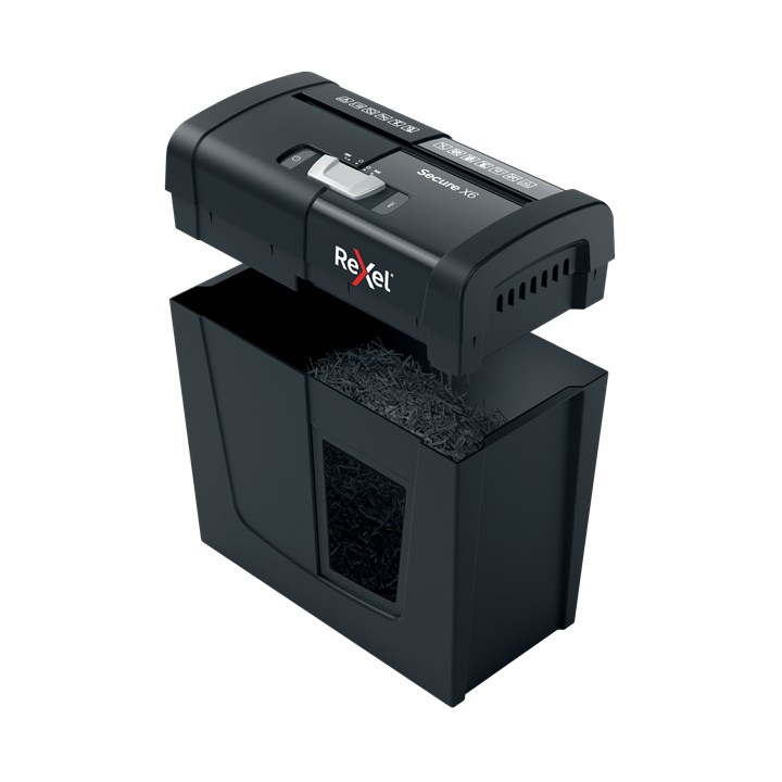 Destructora Rexel Secure X6 P-4 10L Negra (2020122EU)