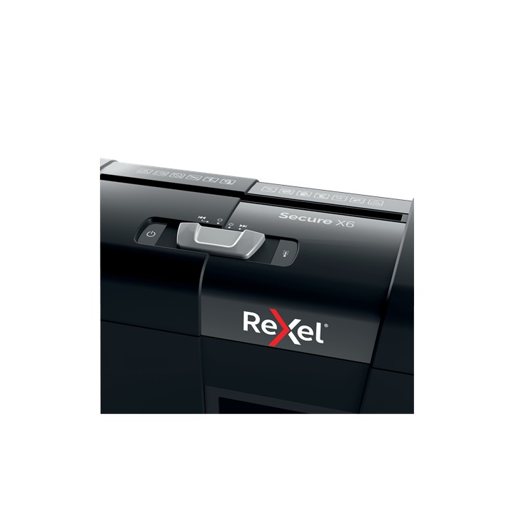 Destructora Rexel Secure X6 P-4 10L Negra (2020122EU)