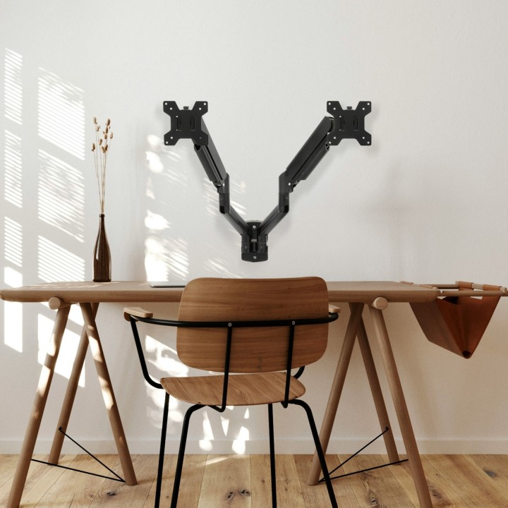 Soporte Pared TooQ 13"-34" 2 Brazos Negro (LP1434TNR-B)