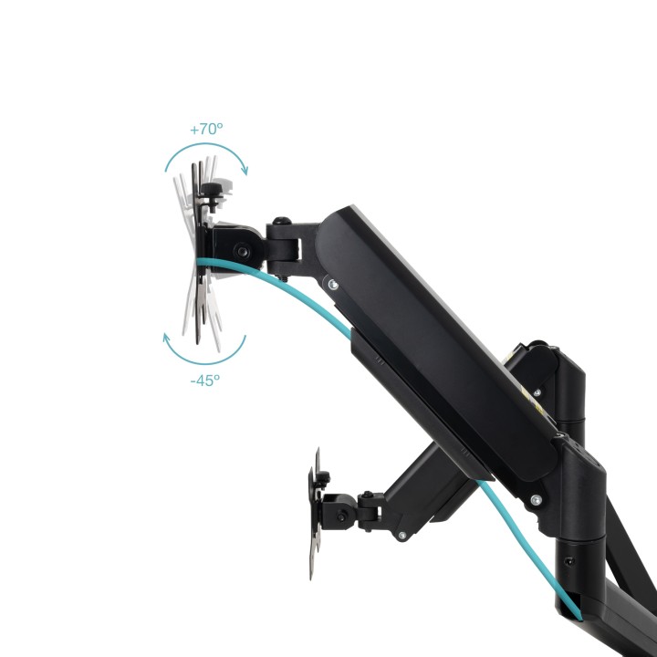 Soporte Pared TooQ 13"-34" 2 Brazos Negro (LP1434TNR-B)