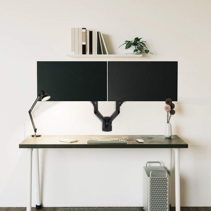 Soporte Pared TooQ 13"-34" 2 Brazos Negro (LP1434TNR-B)