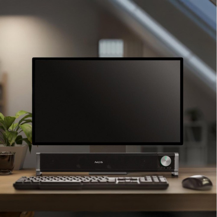 Barra de Sonido NGS 2.0 20W Bluetooth Negra (SB500-BT)