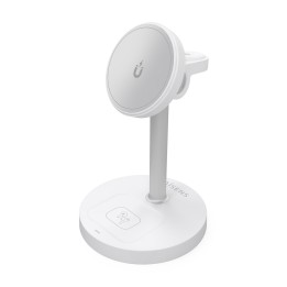 Cargador AISENS Qi Inalámbrico Blanco(ASCH-15W3WC065-W)