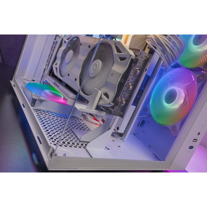 Soporte Mars Gaming para VGA Acero Blanco (MCAGCBPROW)