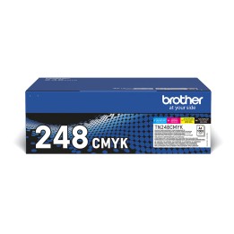 Toner BROTHER Pack Negro/Tricolor 1000 pág (TN248VAL)