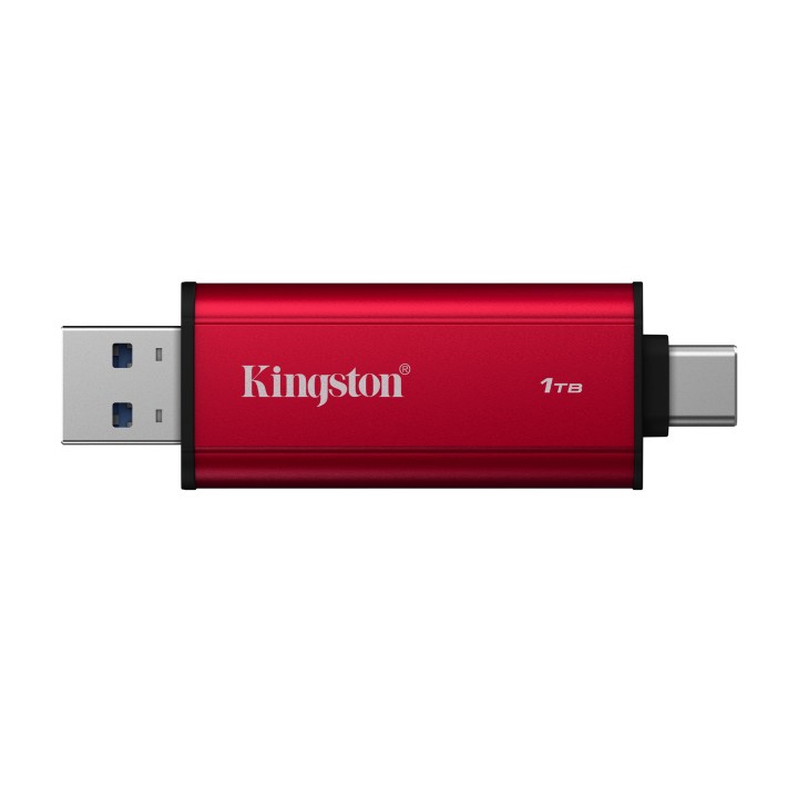 SSD Kingston 1Tb Dual USB-A/C 3.1 Negro/Rojo (SPSD/1TB)