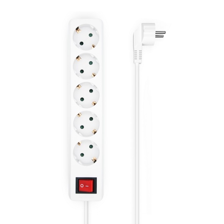 Regleta AISENS 5xSchuko Interruptor Blanca (A154-0651)