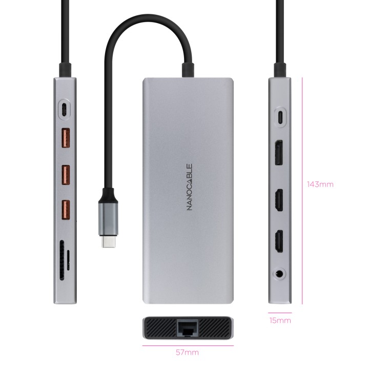 Docking Nanocable 12en1 Usb Tipo-C (10.16.4612)