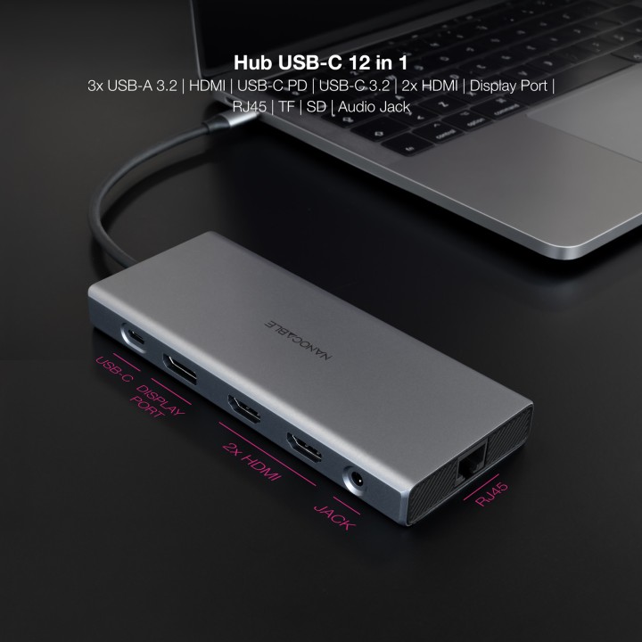 Docking Nanocable 12en1 Usb Tipo-C (10.16.4612)