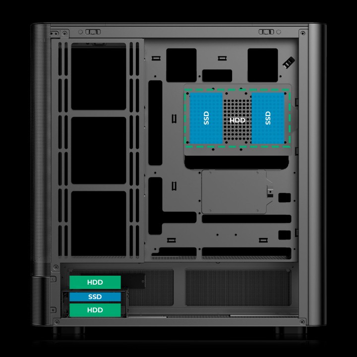 Caja ABYSM Danube Sava H500 II Air ARGB ATX (AB123801)