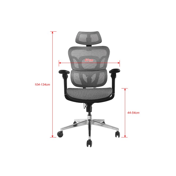 Silla EQUIP para Oficina Ergonómica Gris (651050)