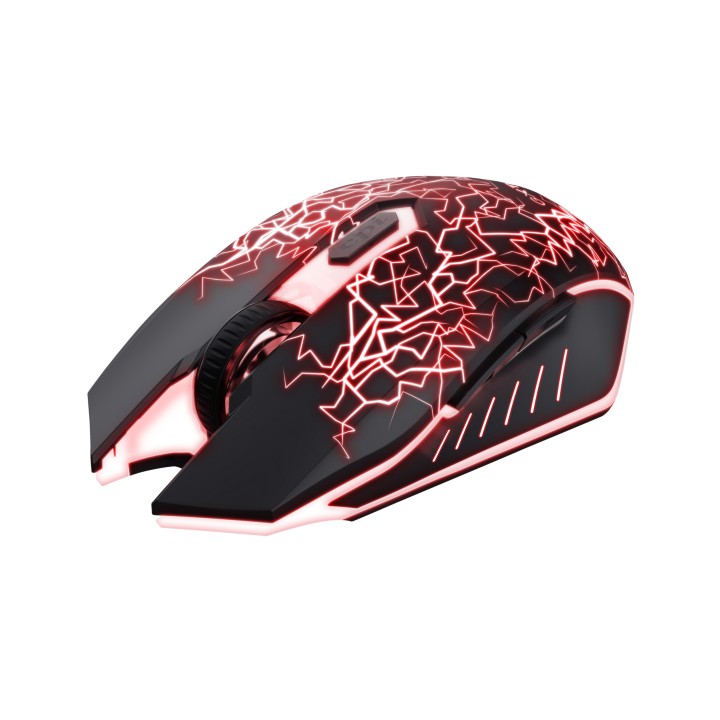 Ratón Gaming Trust Óptico LED Wireless RF Negro (24750)