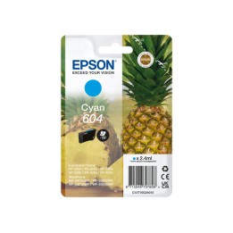 Tinta Epson 604 Cian 2.4ml 130 páginas (C13T10G24010)