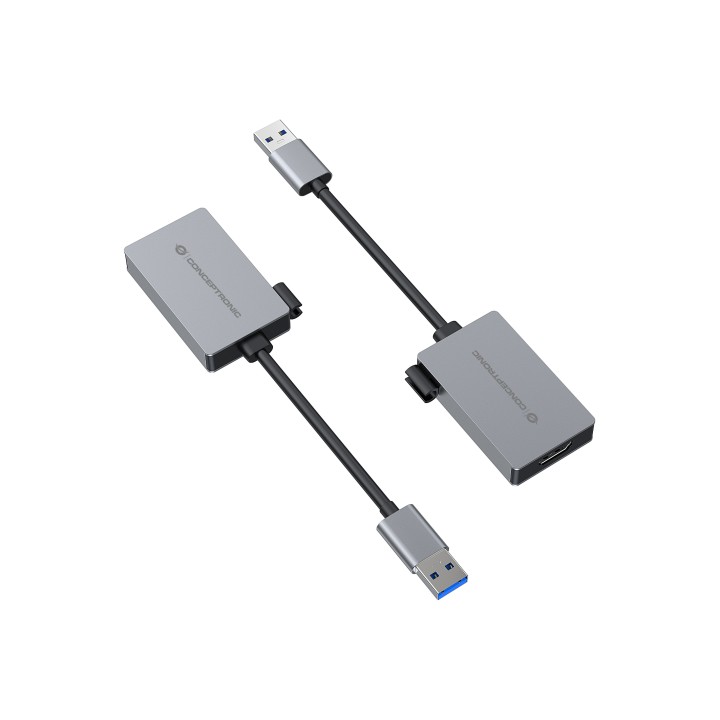 Adaptador CONCEPTRONIC USB-A/M a HDMI/H Gris (ABBY22G)