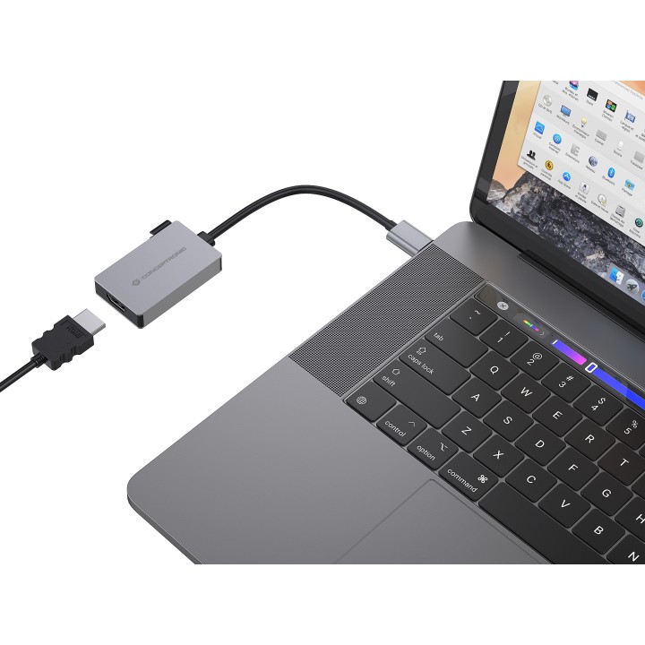 Adaptador CONCEPTRONIC USB-A/M a HDMI/H Gris (ABBY22G)