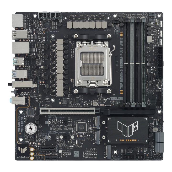 ASUS TUF GAMING B850M-PLUS WIFI7:(AM5) DDR5 HDMI mATX
