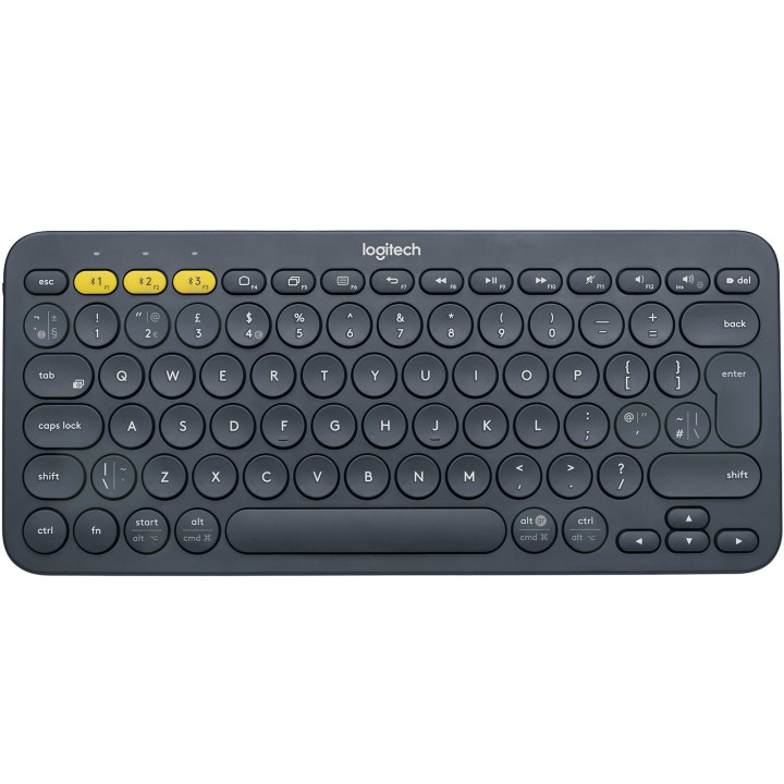 Teclado LOGITECH K380 Bluetooth Ruso Negro (920-007584)
