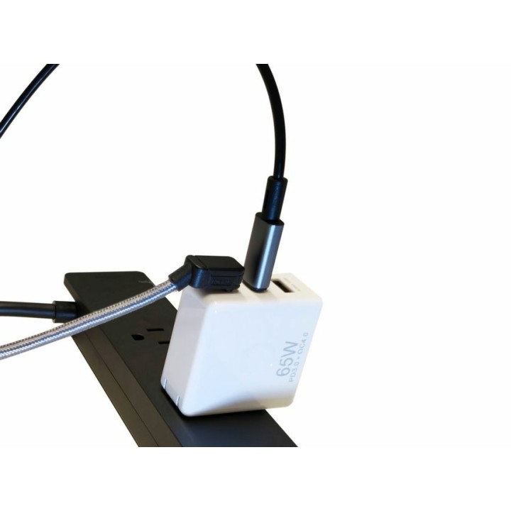 Cable EQUIP USB-C/M a USB-C/M 2m Negro (EQ128422)