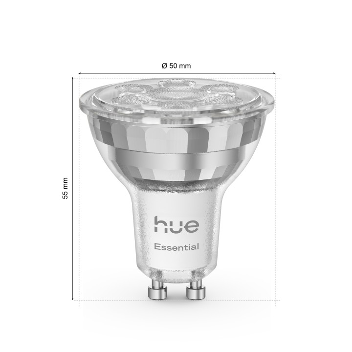 Bombilla Philips Hue GU10 4.7W 345L BT (929004235701)