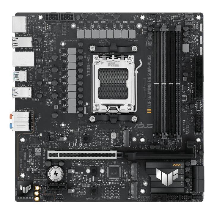 ASUS TUF GAMING B850M-PLUS: (AM5) 4DDR5 DP HDMI mATX