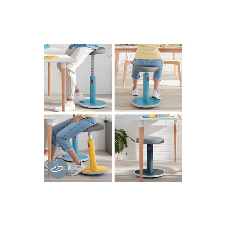 Taburete Leitz Ergo Cosy Active 2 Amarillo (6518-00-19)